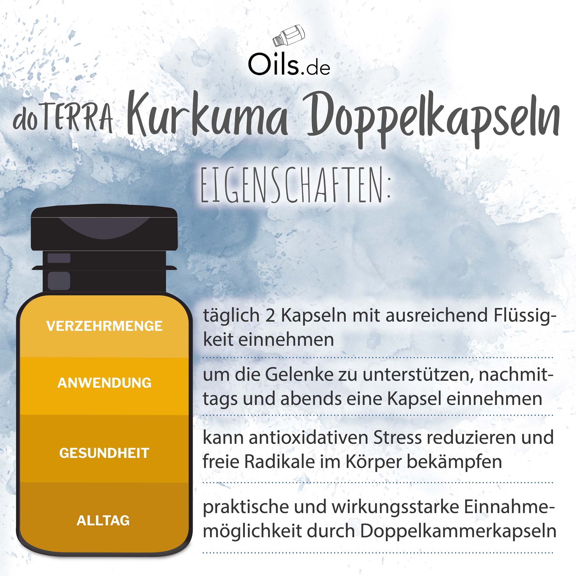 doTERRA Kurkuma Doppelkammer-Kapseln | Eigenschaften