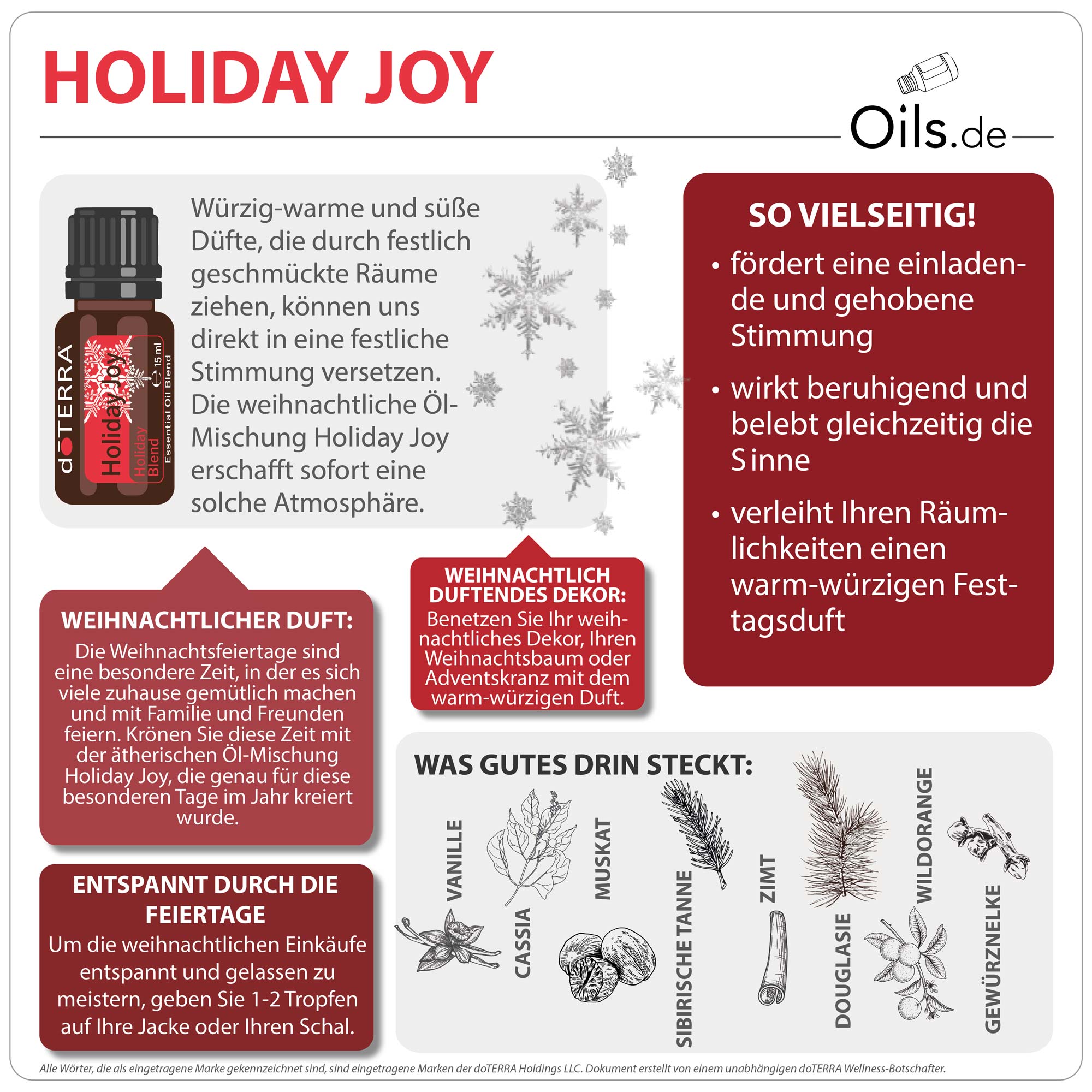 doTERRA Holiday Joy | Informationen