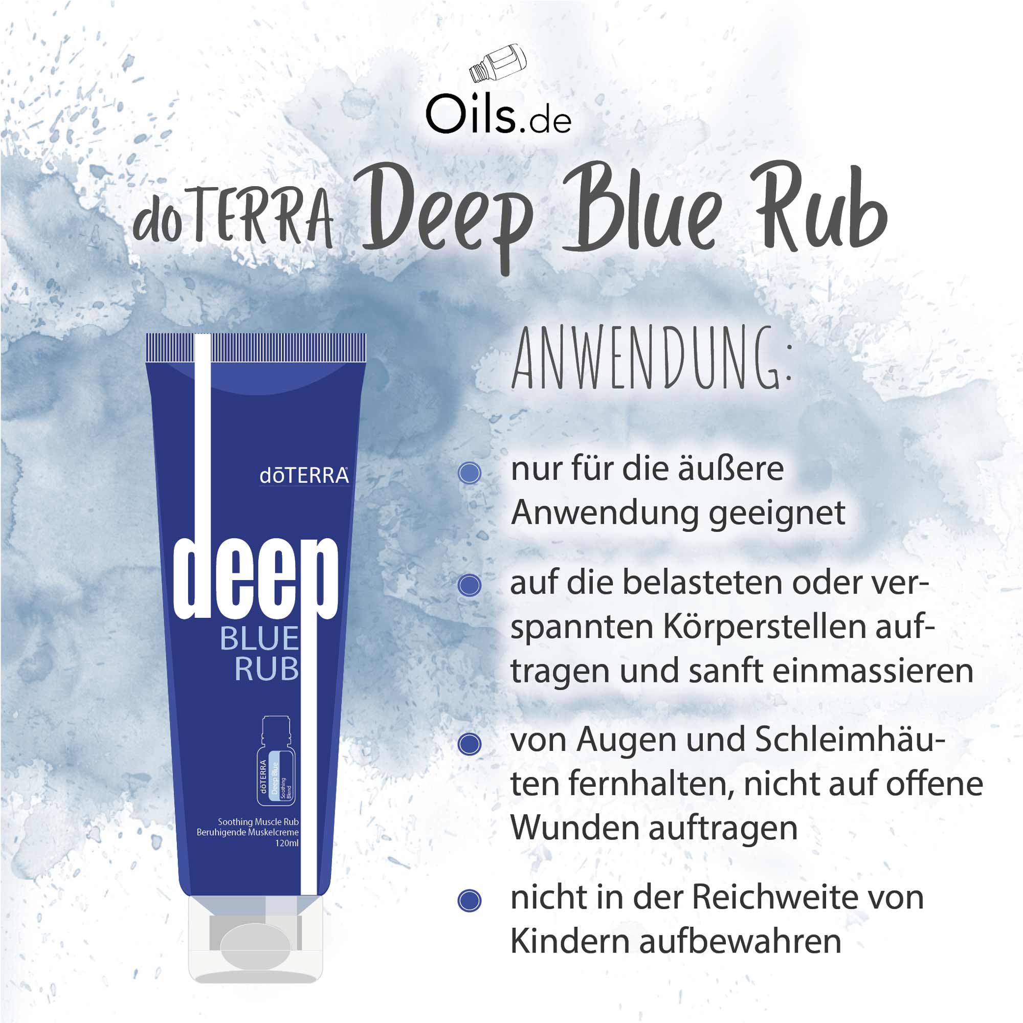 doTERRA Deep Blue Rub | Anwendung