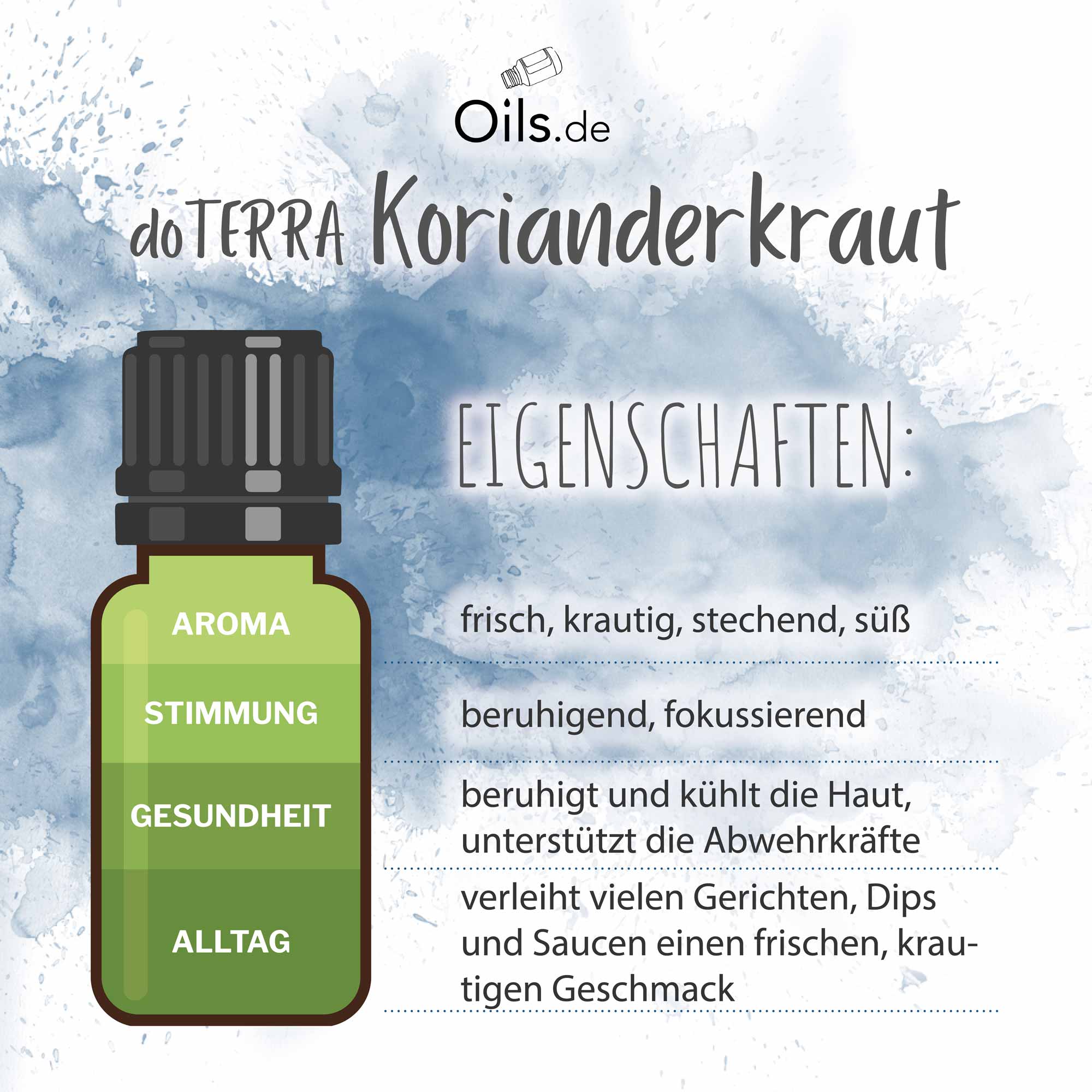 doTERRA Cilantro | Korainderkraut | Eigenschaften