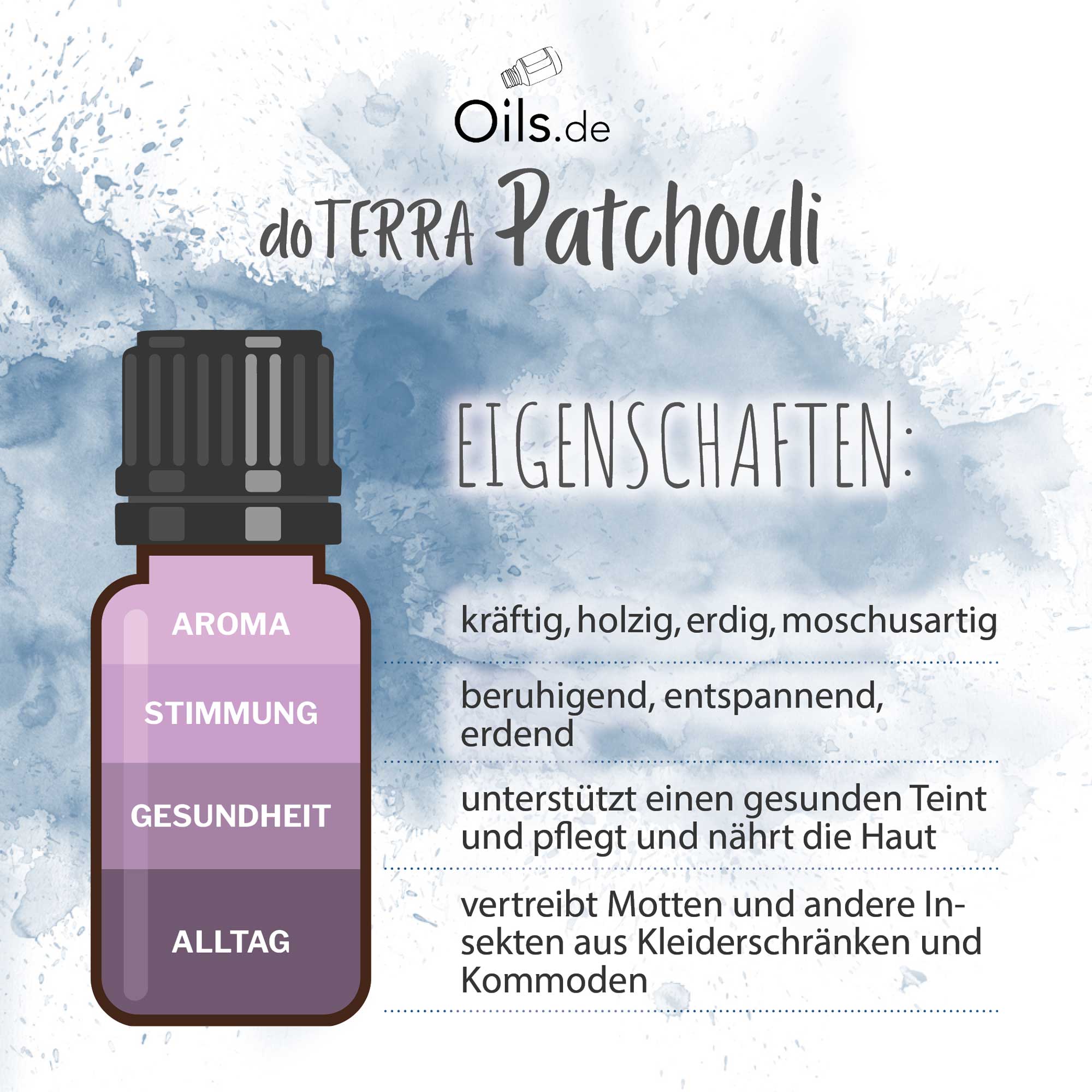 doTERRA Patchouli / Patschuli Eigenschaften
