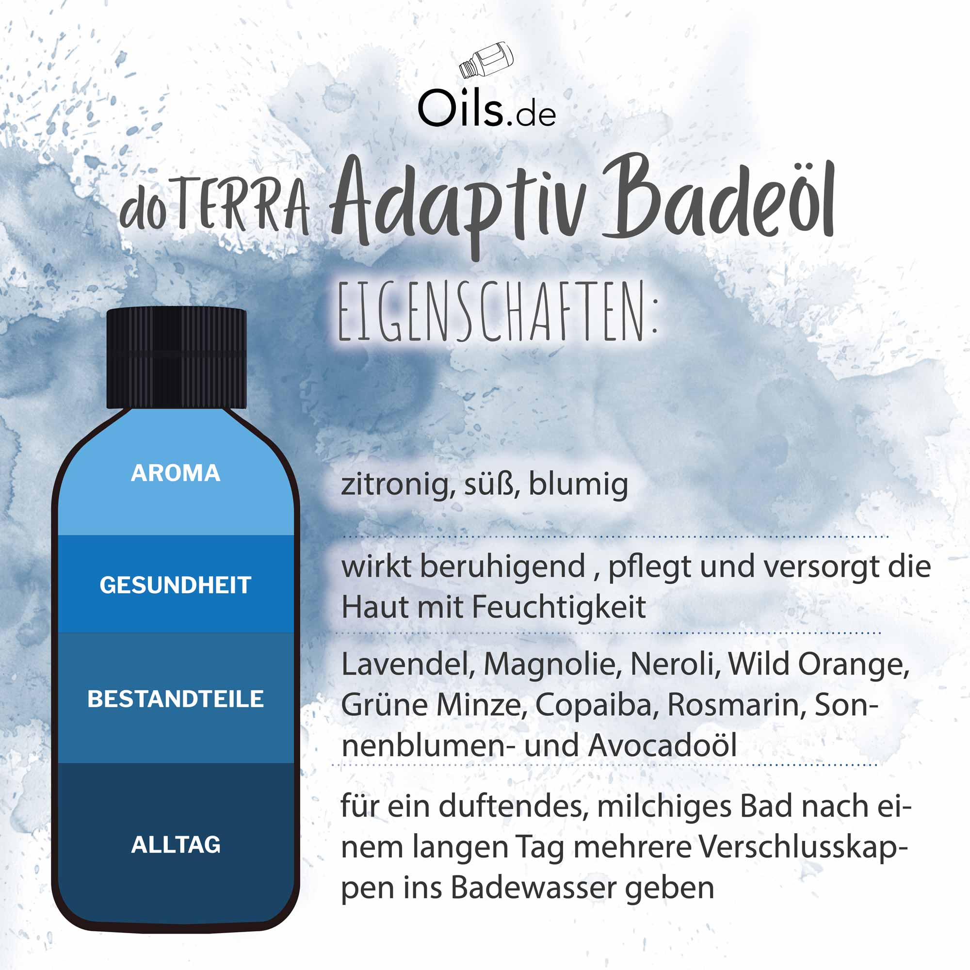 doTERRA ADAPTIV Badeöl | Eigenschaften