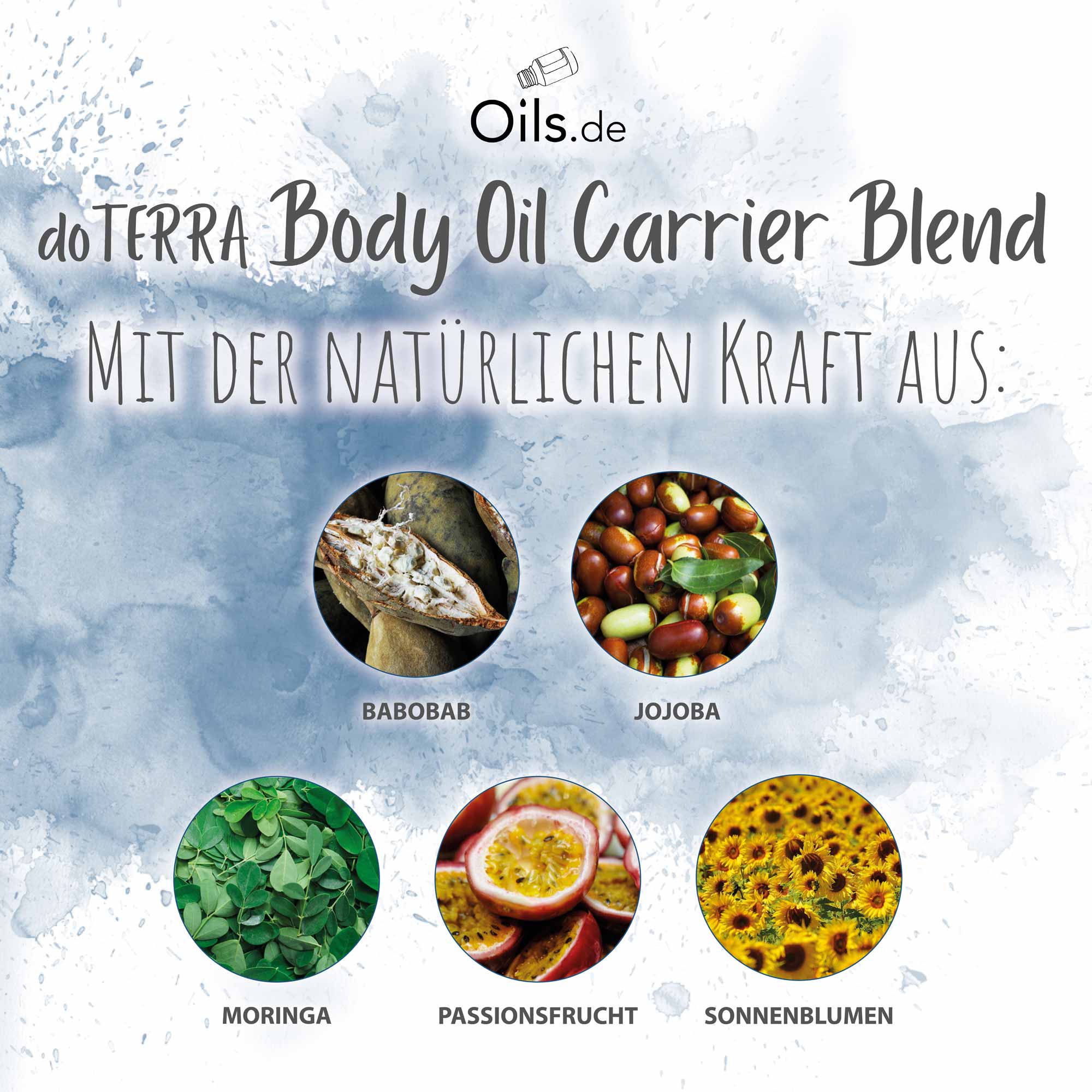 doTERRA Body Oil Carrier Blend | Körperöl-Trägermischung | Inhaltsstoffe