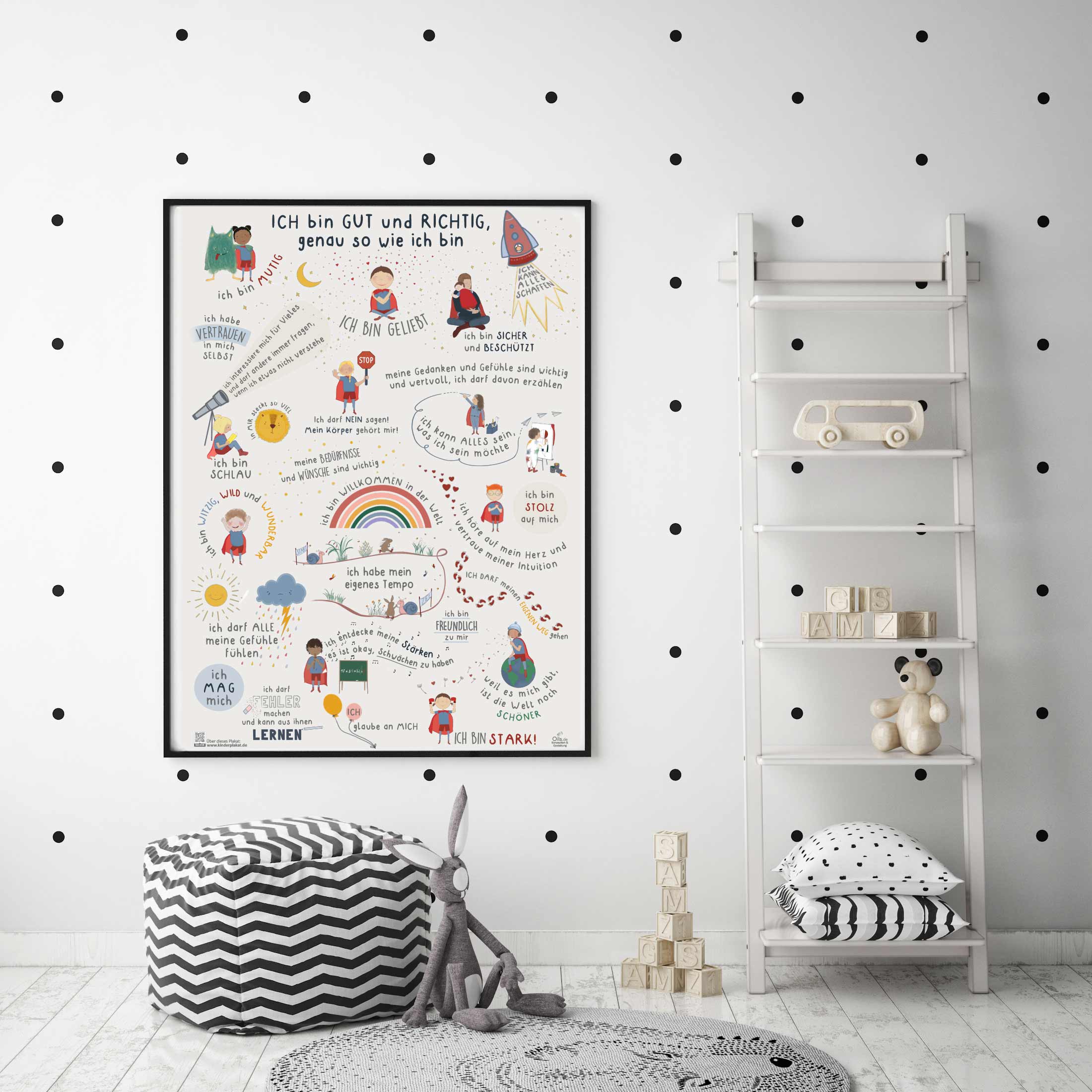 Affirmationsposter für Kinder