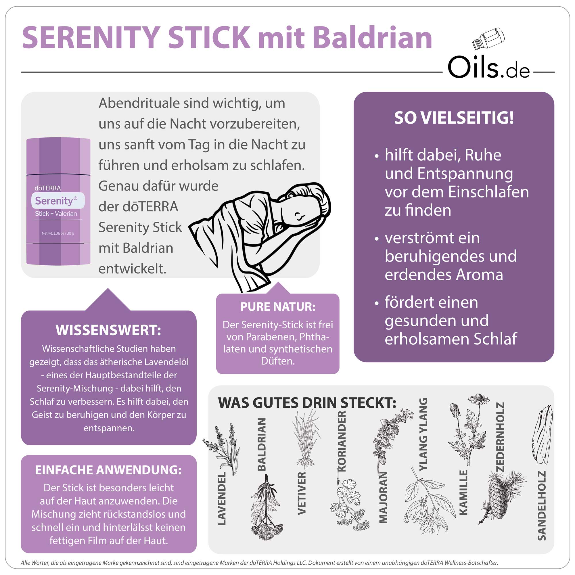doTERRA Serenity Stick | Information