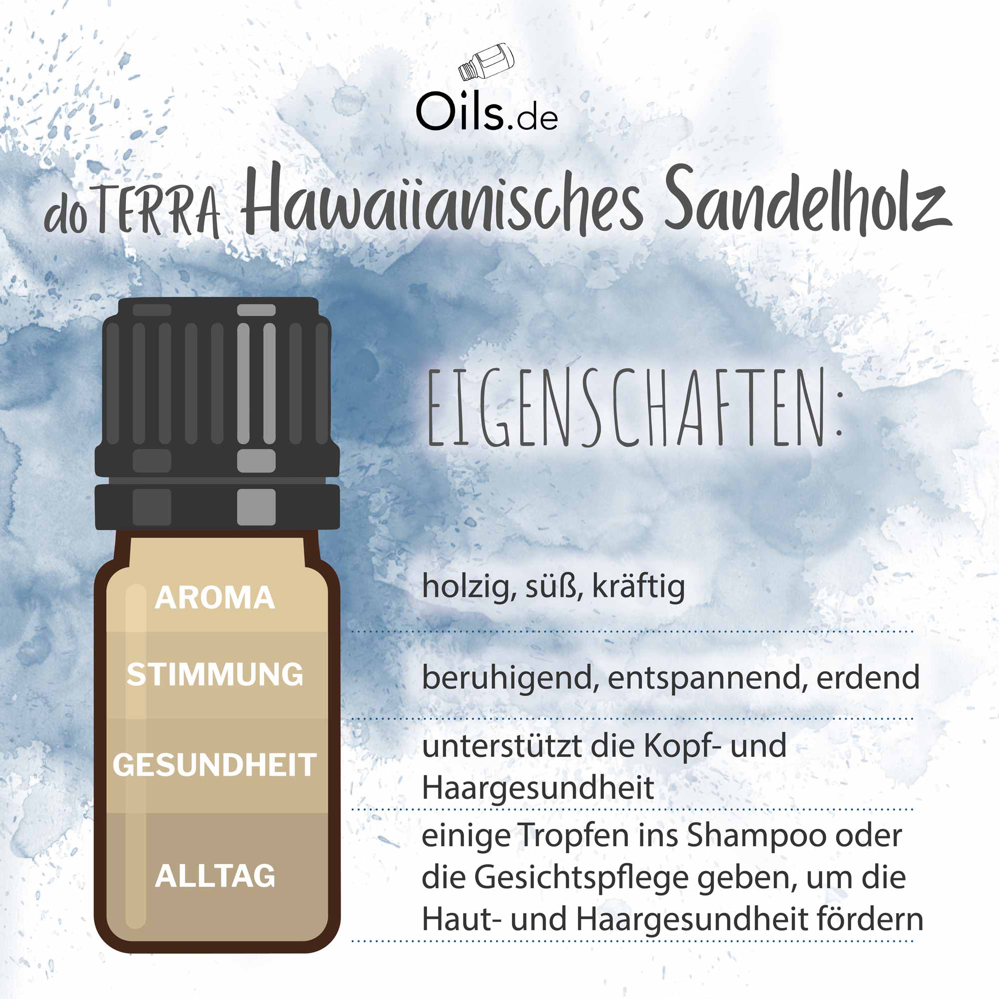 doTERRA Hawaiianisches Sandelholz | Eigenschaften