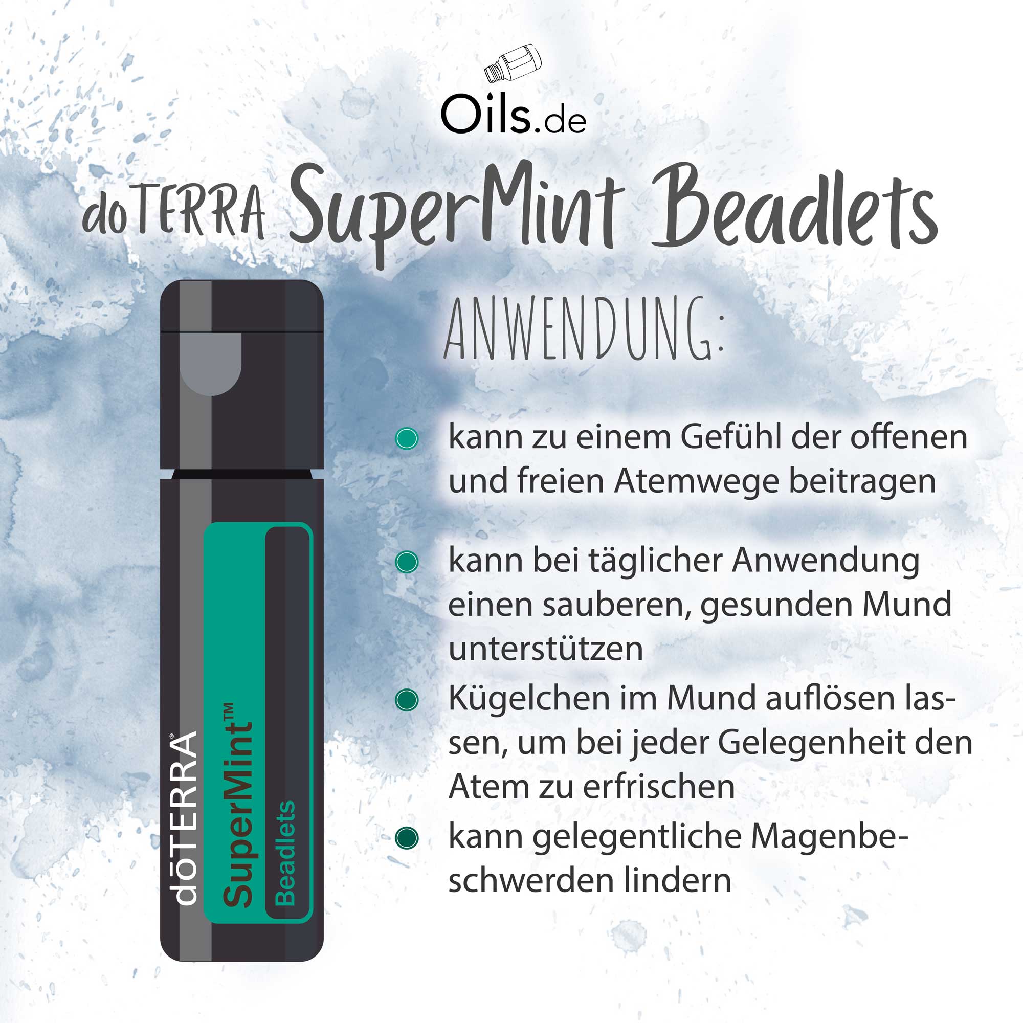 doTERRA SuperMint Beadlets | Anwendung