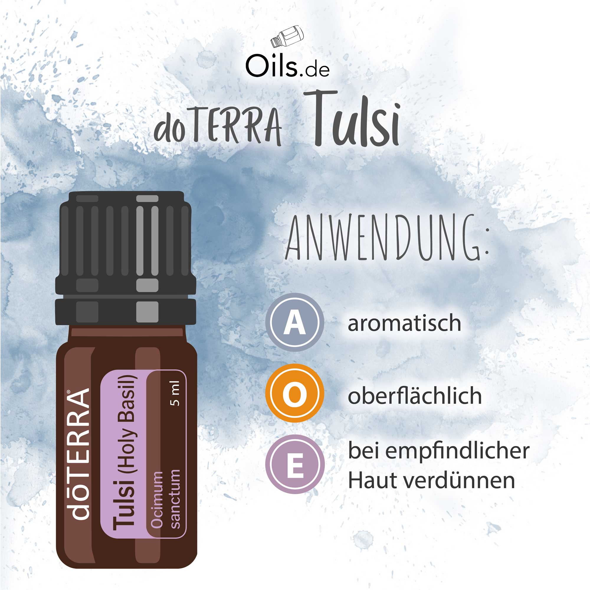 doTERRA Tulsi Heiliges Basilikum Anwendung