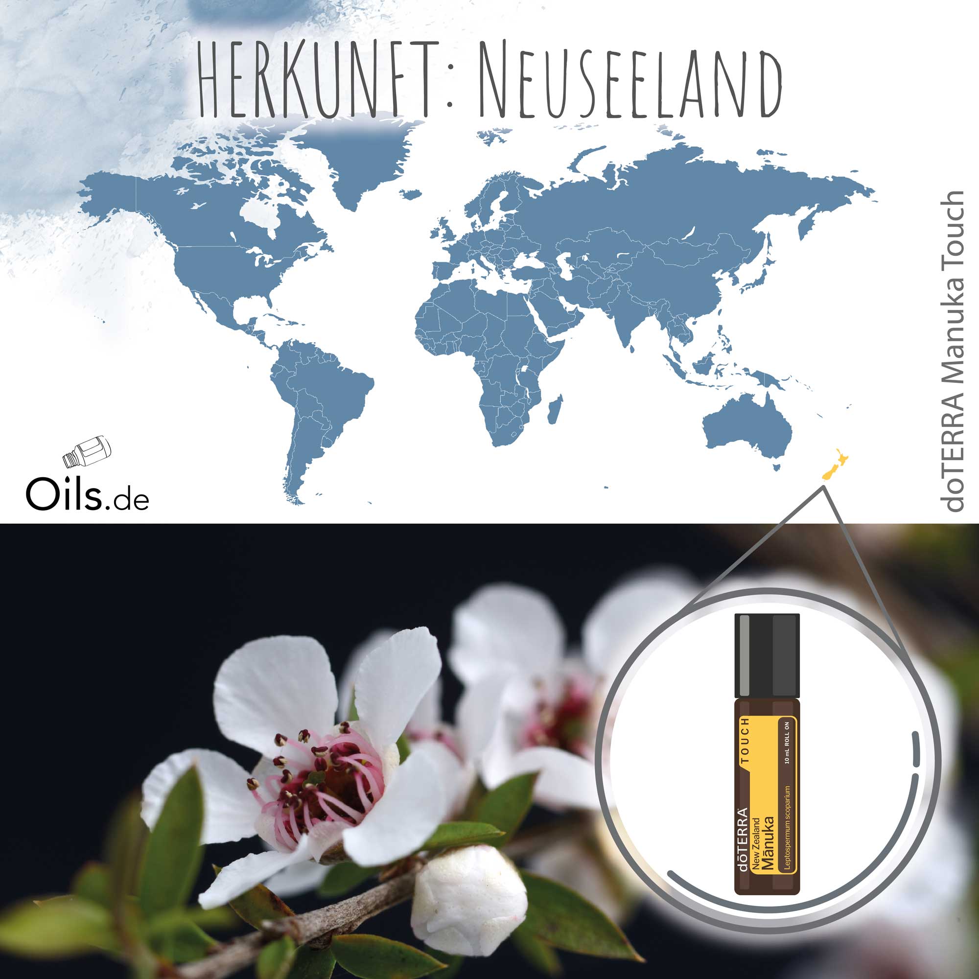 doTERRA Manuka Touch Herkunft