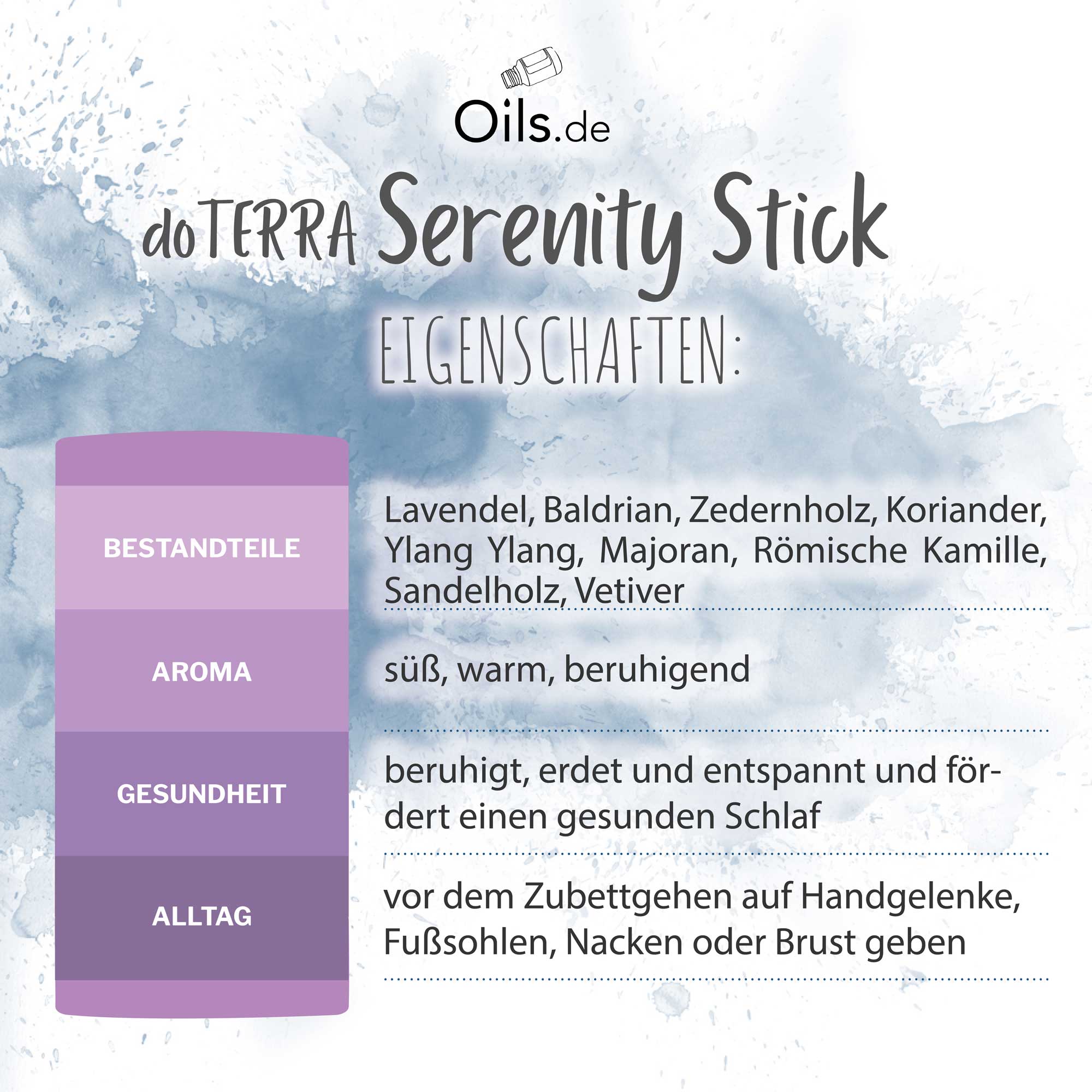 doTERRA Serenity Stick  | Eigenschaften