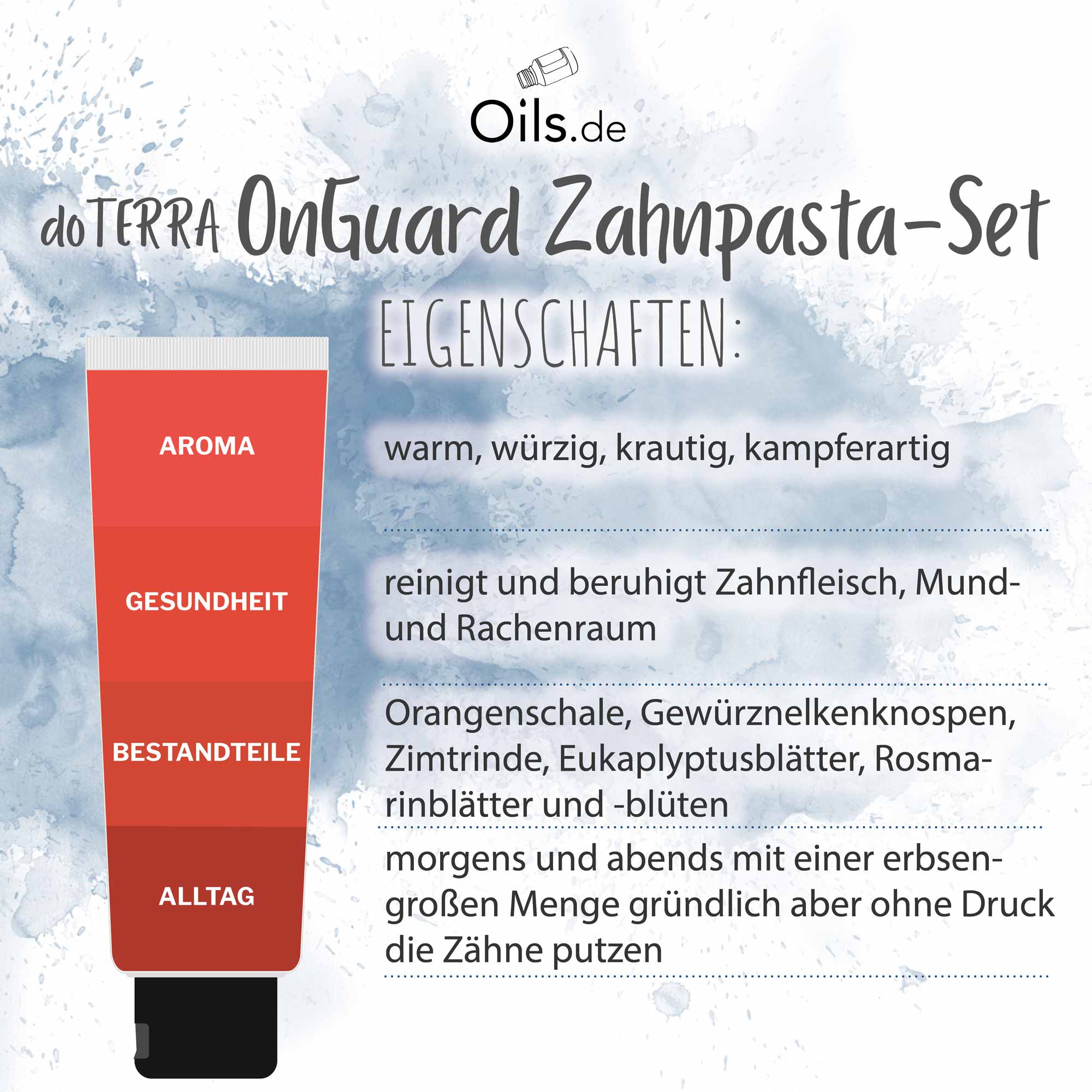 doTERRA OnGuard Zahnpasta-Set | Eigenschaften