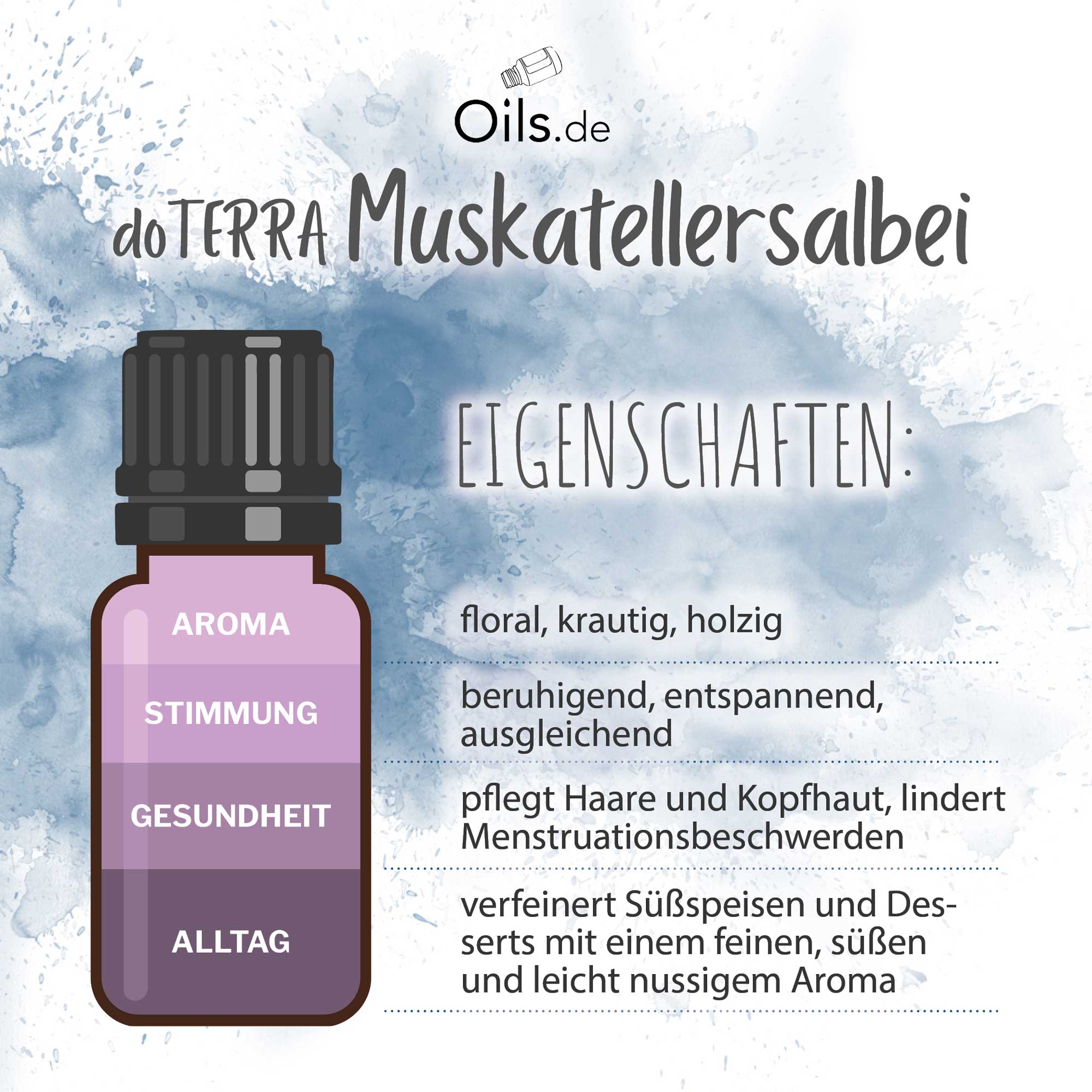 doTERRA-Muskatellersalbei-Clary-Sage-Eigenschaften doTERRA Muskatellersalbei (Clary Sage) 15ml