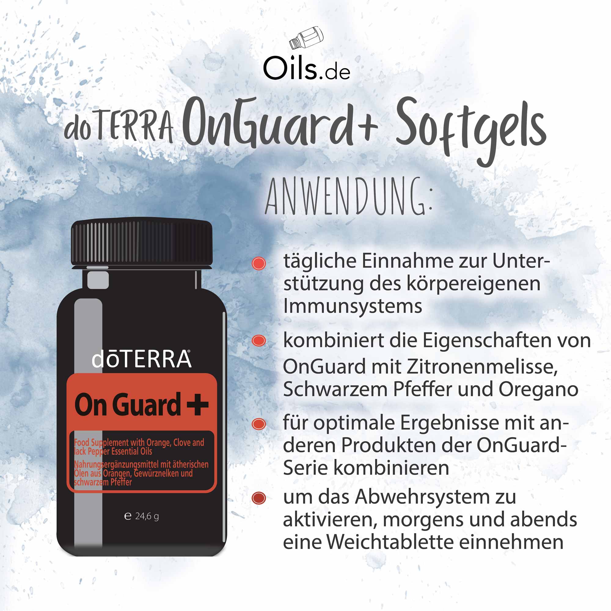 doTERRA OnGuard+ Softgels Anwendung