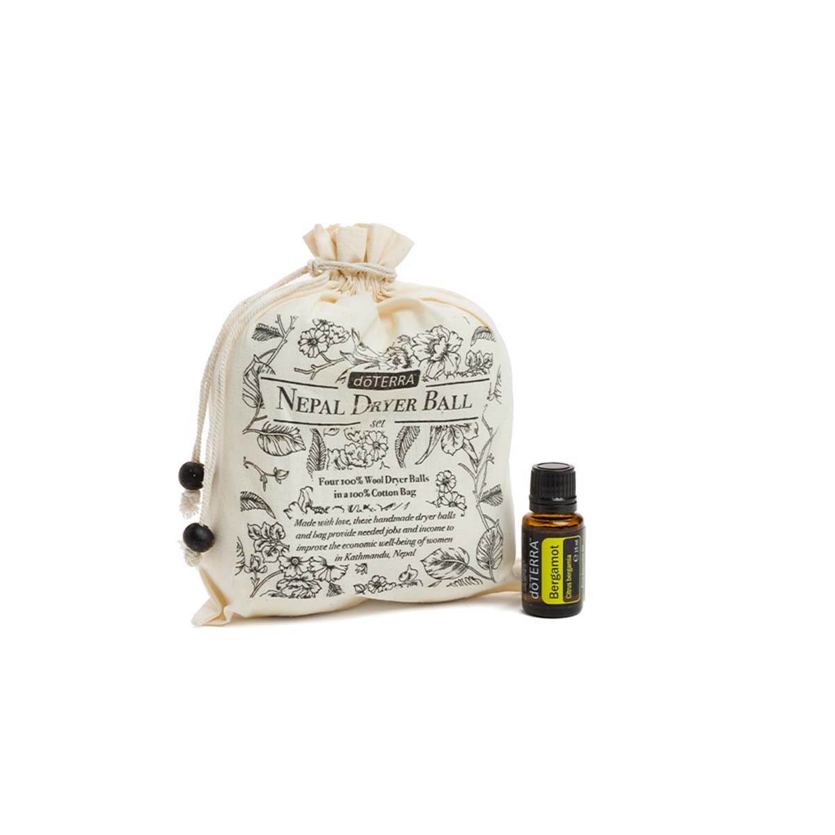 doterra-dryer-balls-nepalesische-trocknerbaelle-bergamotte doTERRA Nepalesische Trocknerbälle & Bergamot (Bergamotte) 15ml