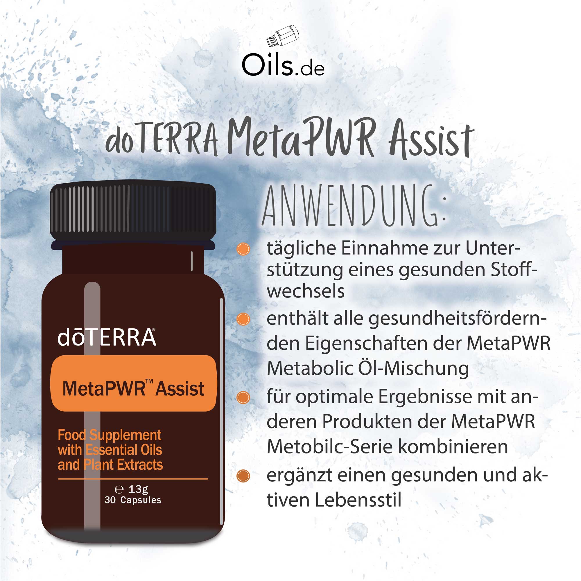 doTERRA MetaPWR Assist | Anwendung