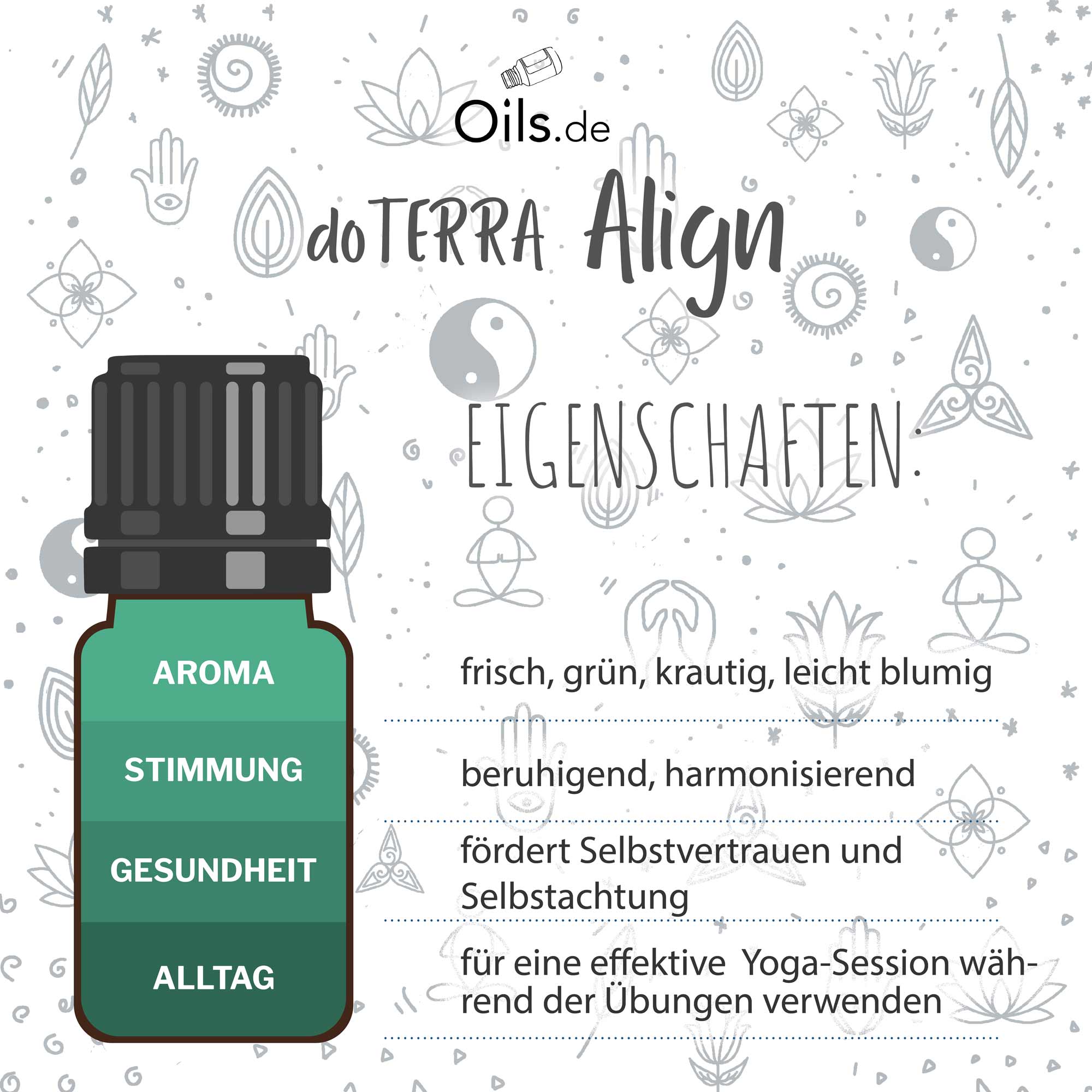 doTERRA Align | Yoga Collection | Eigenschaften