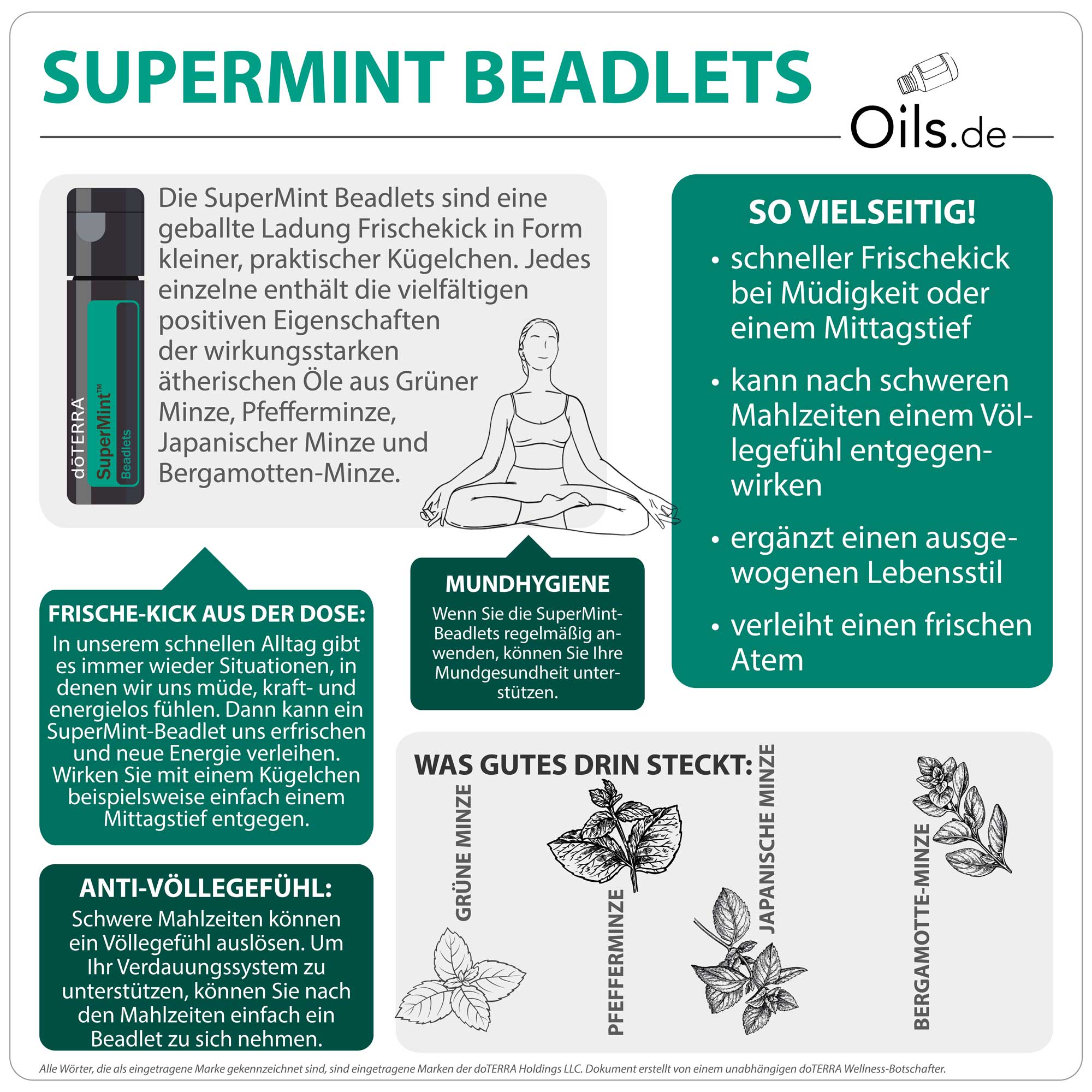 doTERRA SuperMint Beadlets | Information