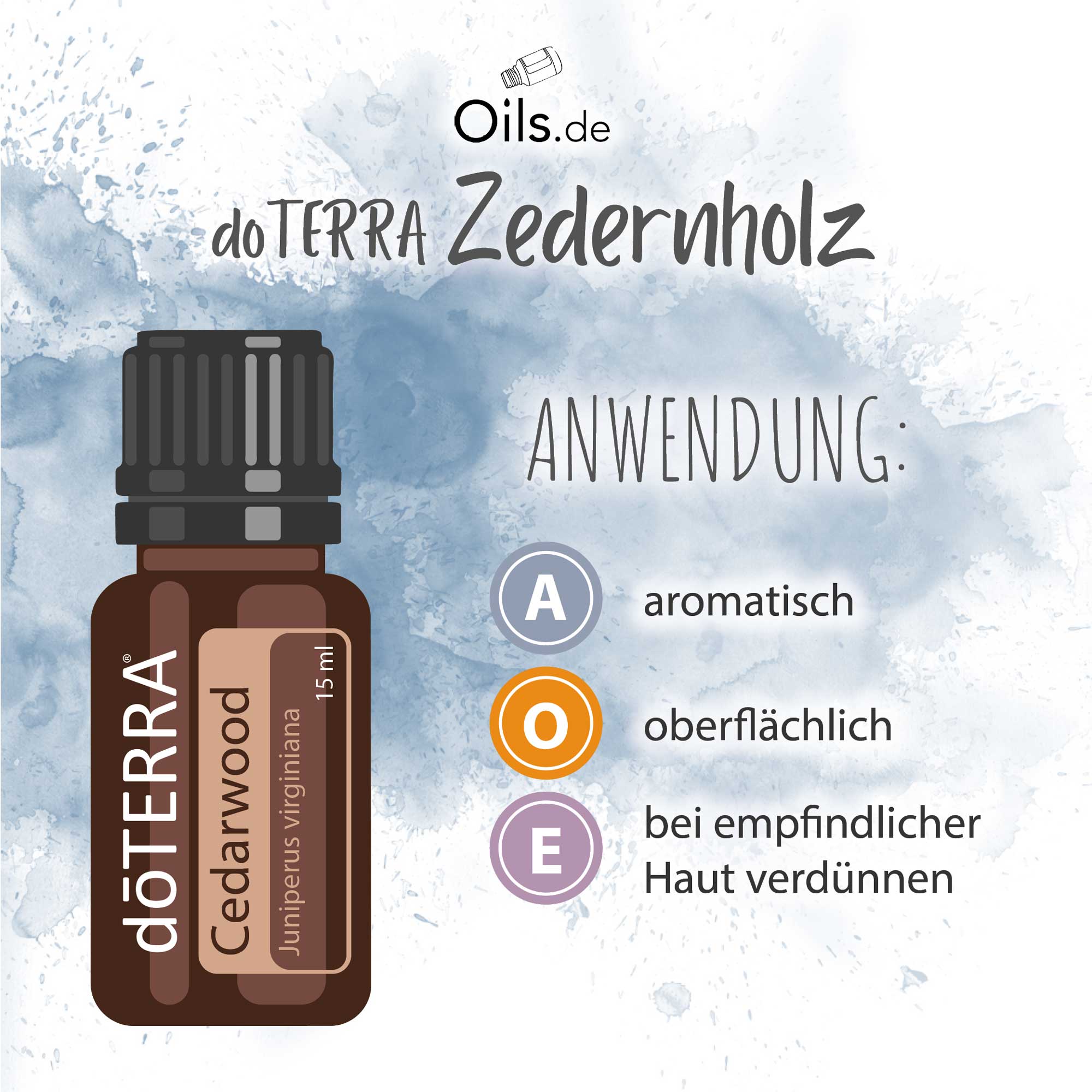doTERRA Zedernholz Cedarwood Anwendung