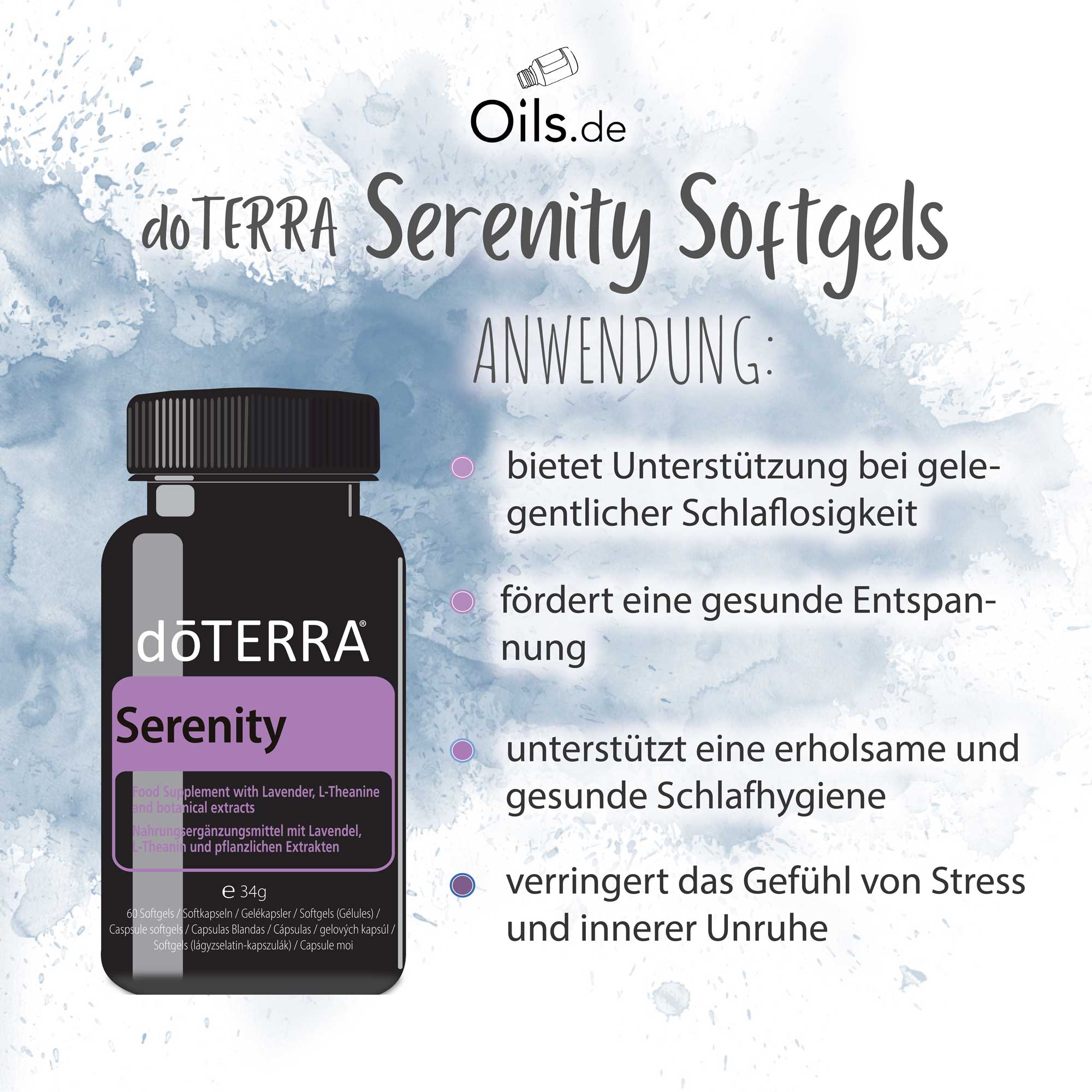 doTERRA Serenity Softgels | Anwendung
