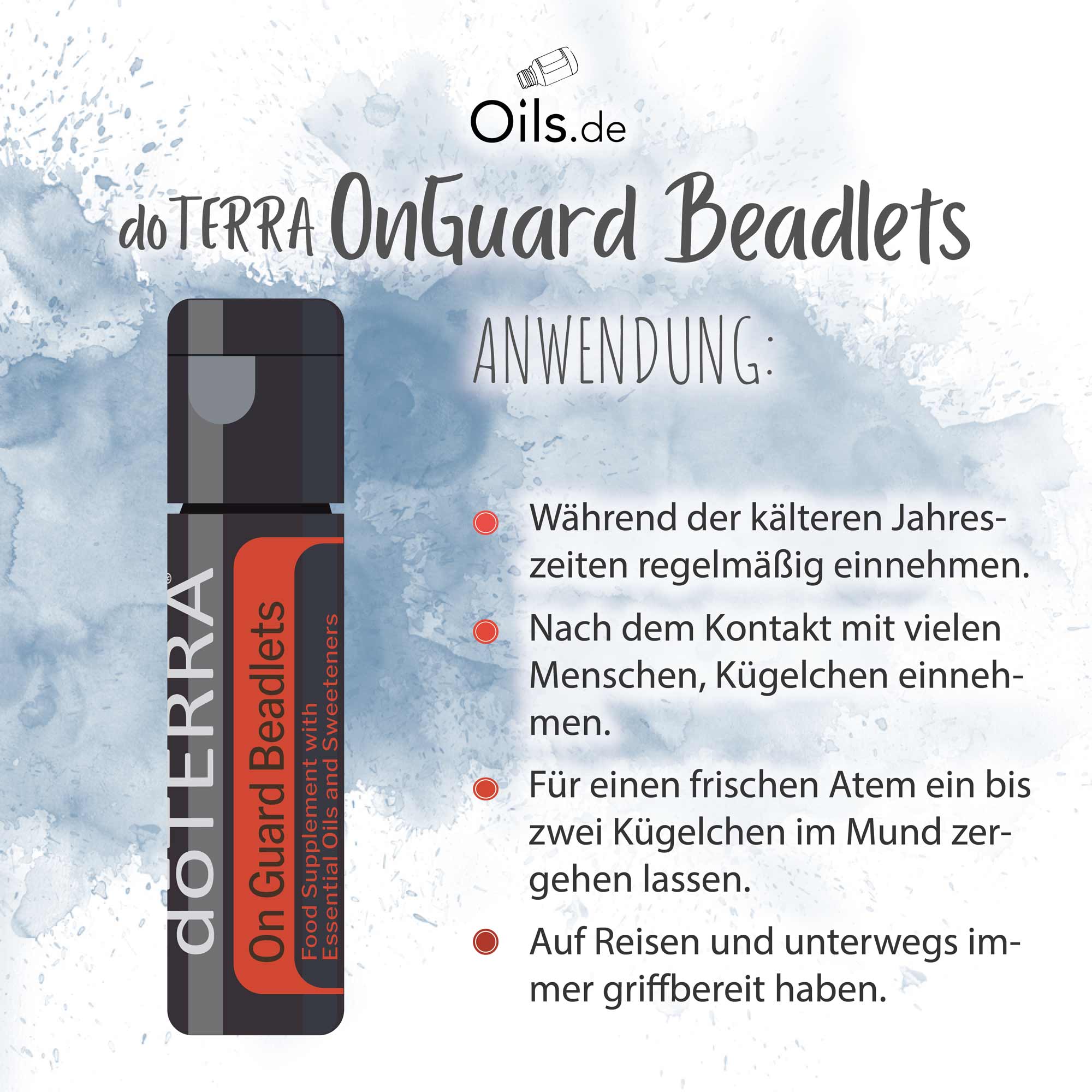 doTERRA OnGuard Beadlets Anwendung